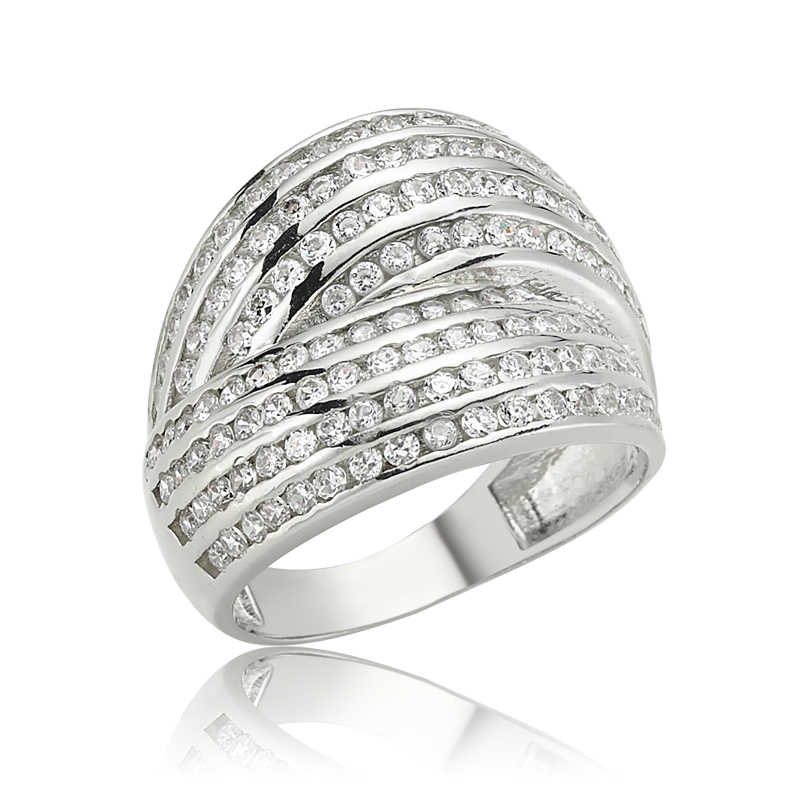 Silver Multi-Stone Women’s Ring