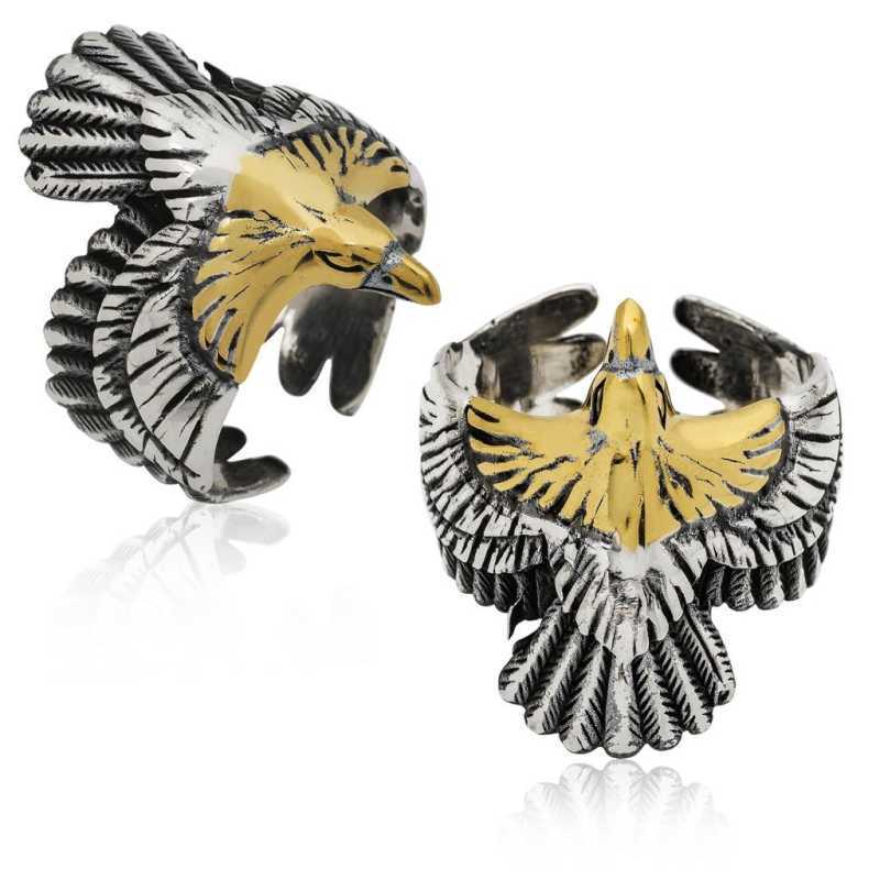 Silver Eagle Men’s Ring