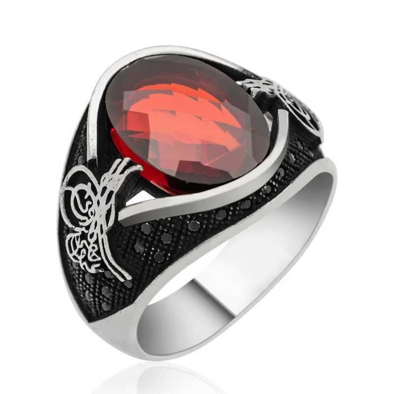 Silver Ottoman Tughra Men’s Ring