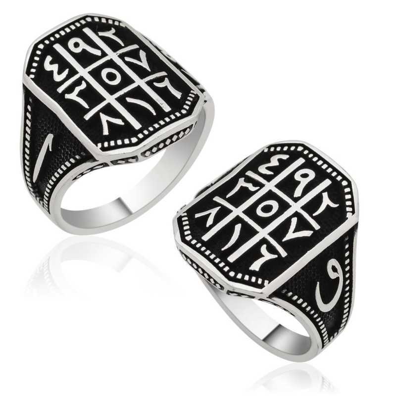 Silver Ebced Men’s Ring