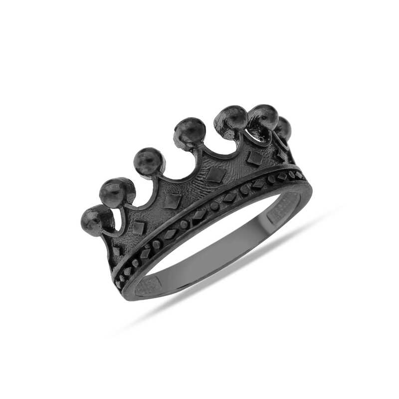 Silver King Crown Men’s Ring