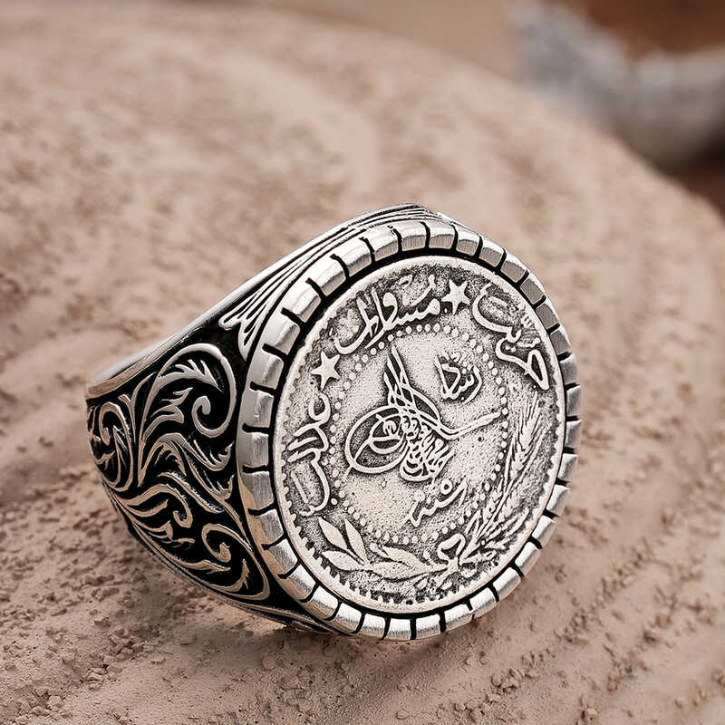 ​​Silver Ottoman Tughra Men's Ring