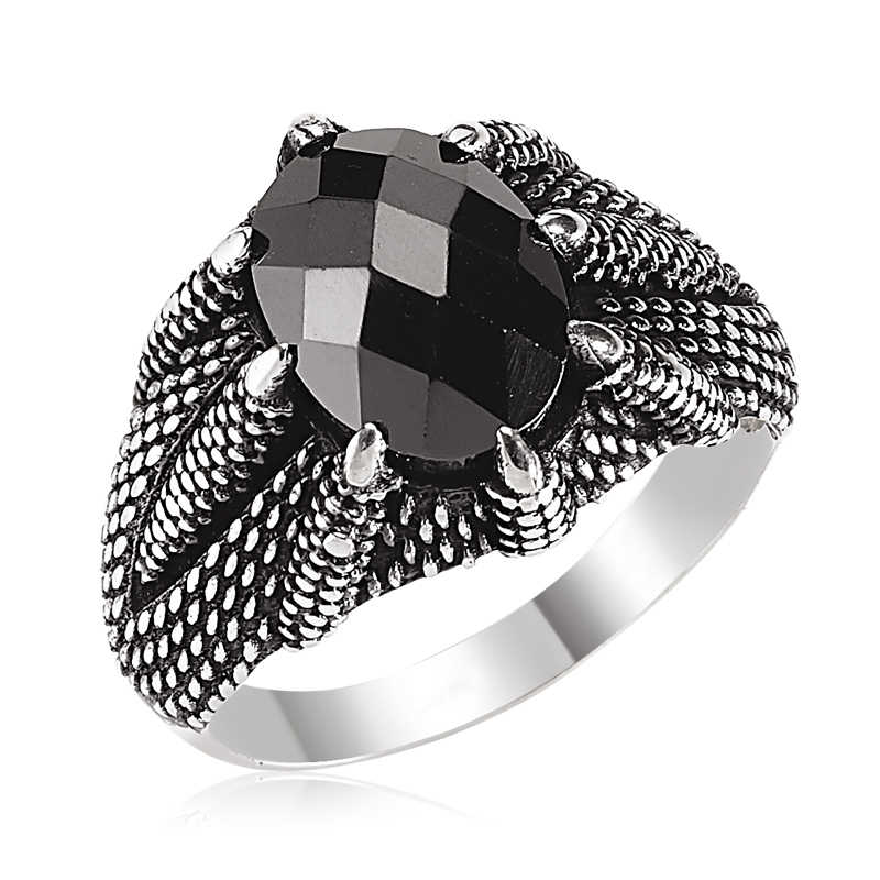 Silver Eagle Pençesi Men's Ring