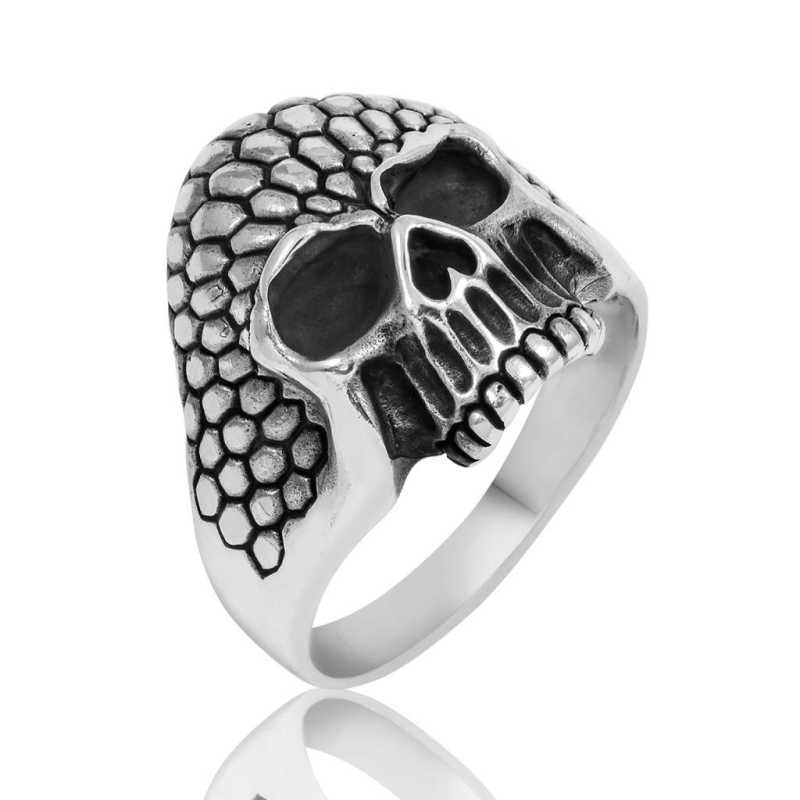 Silver Skull Men’s Ring