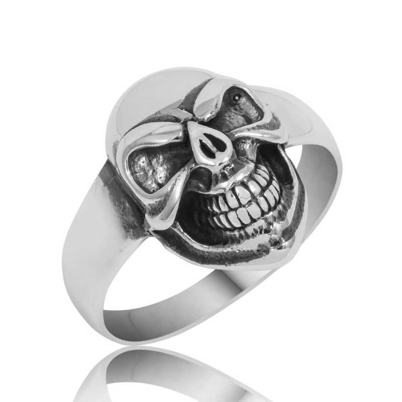Silver Skull Men’s Ring
