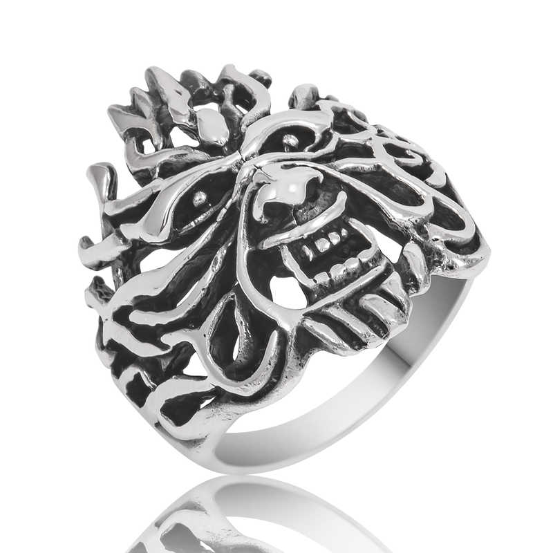 Silver Flame Men’s Ring