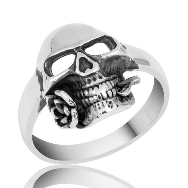 Silver Skull Men’s Ring