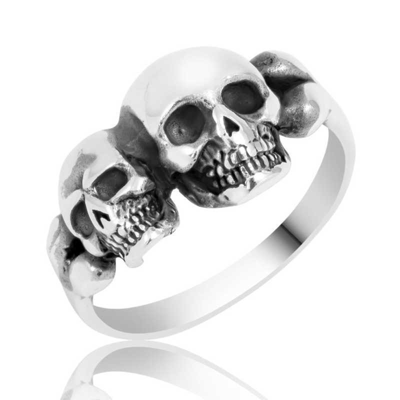 Silver Skull Men’s Ring