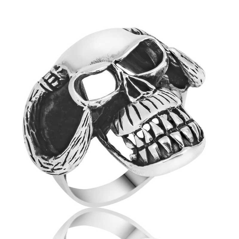 Silver Skull Men’s Ring
