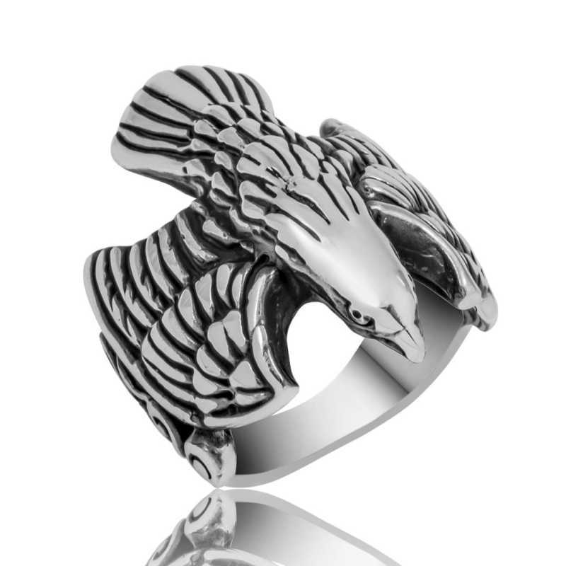 Silver Eagle Men’s Ring