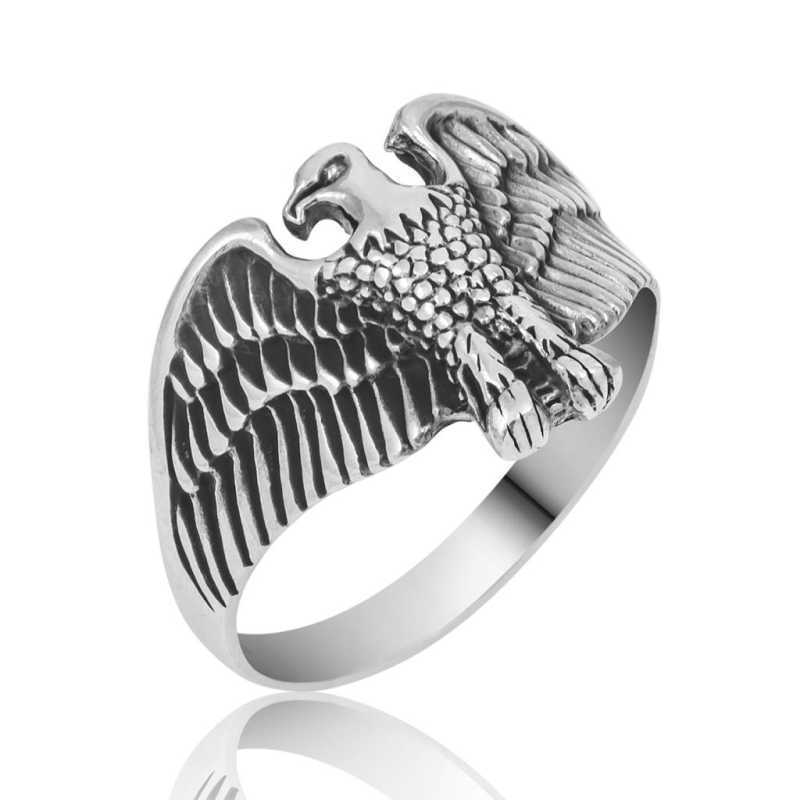 Silver Eagle Men’s Ring