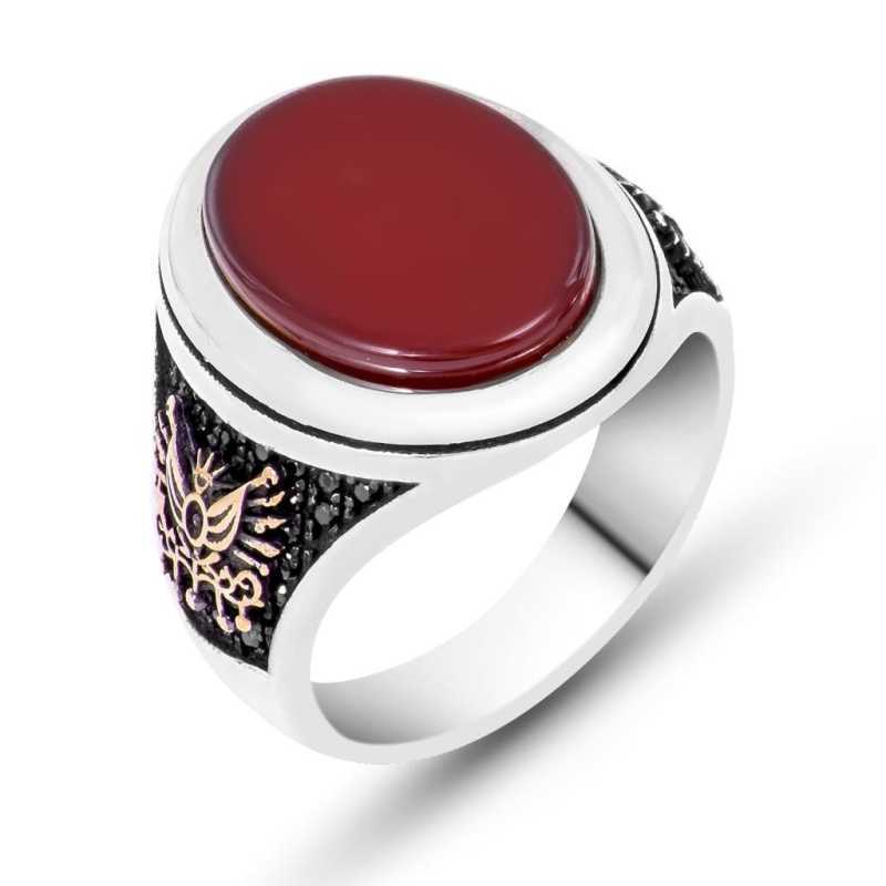 Silver Ottoman State Coat of Arms Men’s Ring