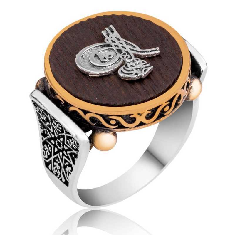 Silver Tughra Kuka Men’s Ring
