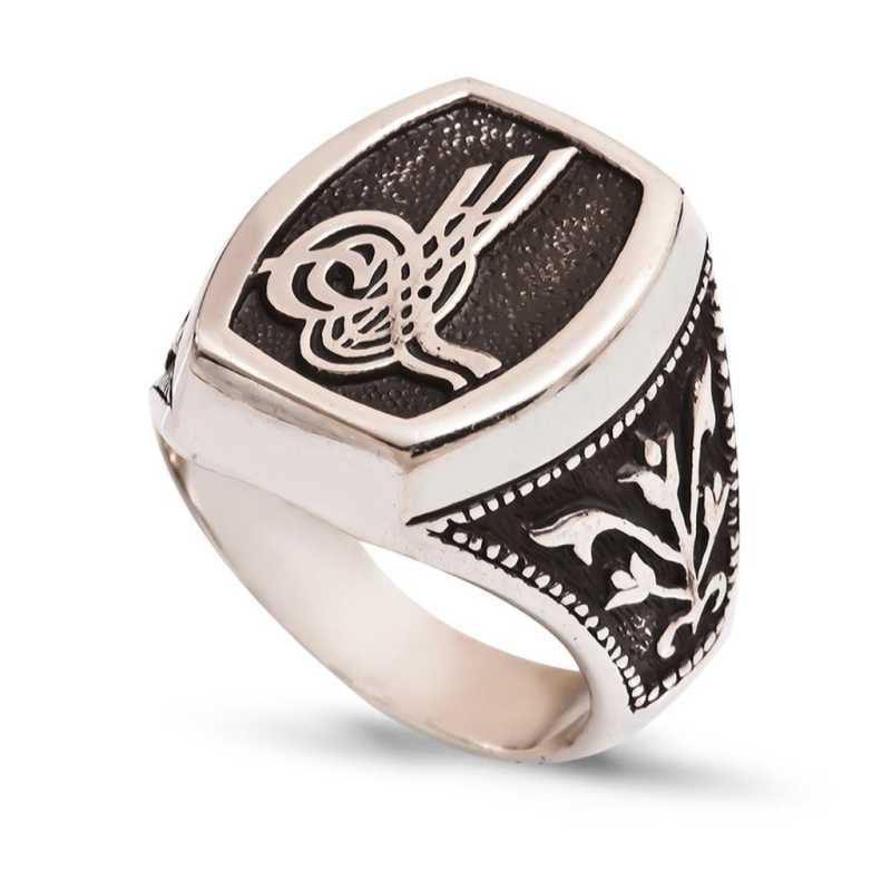 Silver Tughra Men’s Ring