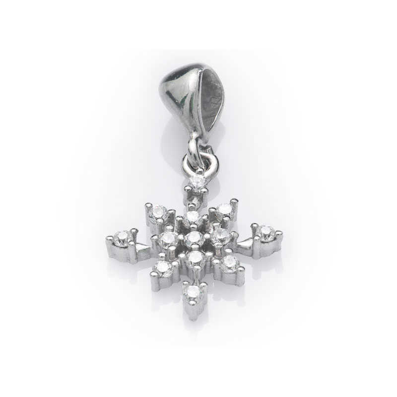 Silver Snowflake Women’s Necklace