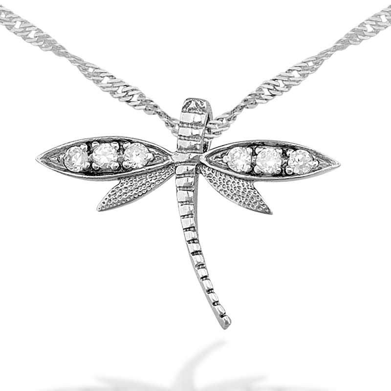 Silver Dragonfly Women’s Necklace