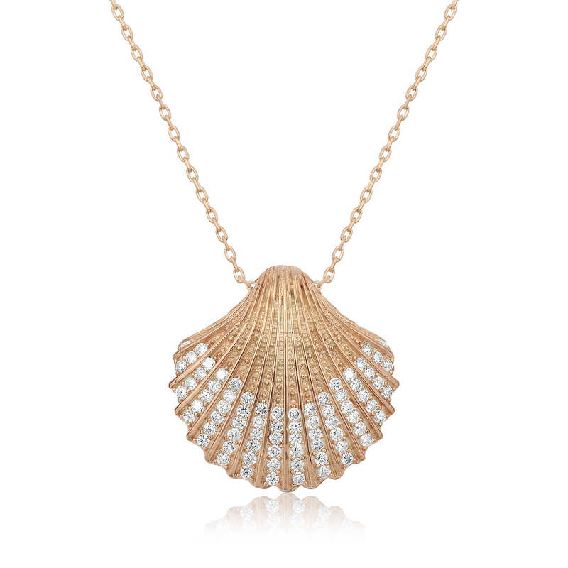 Silver Oyster Women’s Necklace