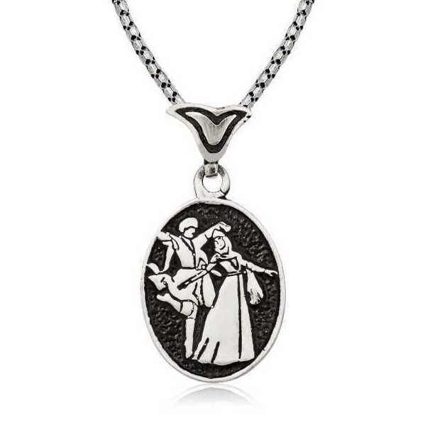 Silver Circassian Men’s Necklace