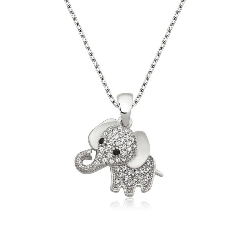 Silver Elephant Women’s Necklace