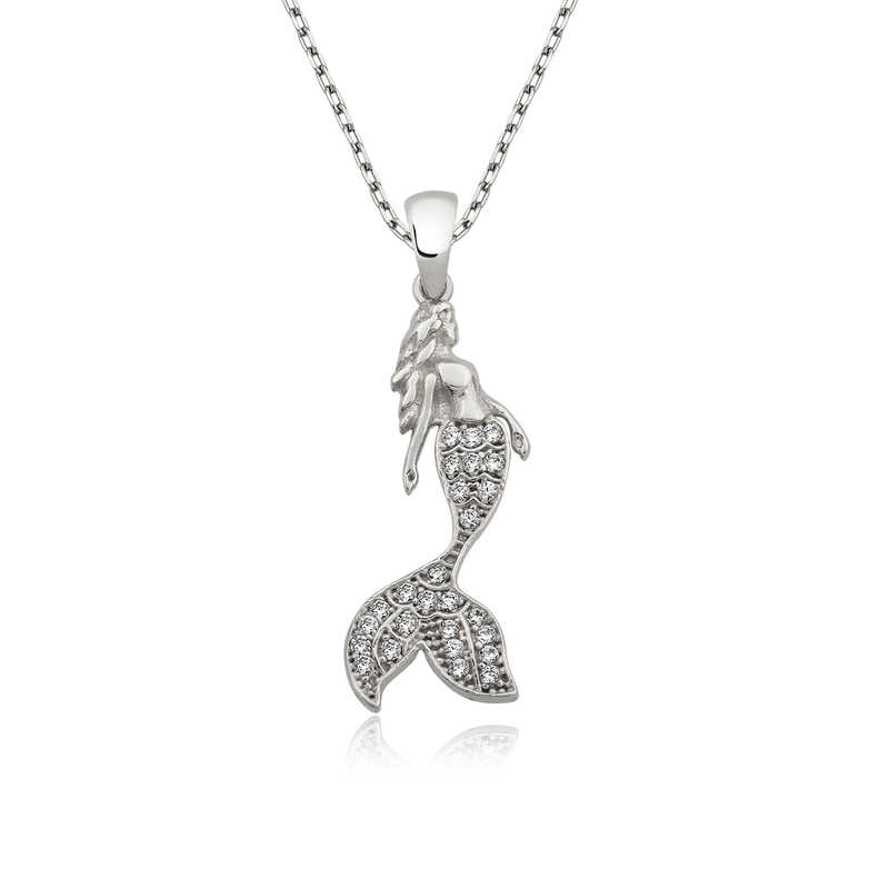 Silver Mermaid Women’s Necklace