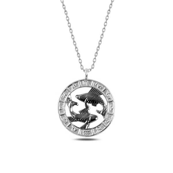 Silver Pisces Necklace