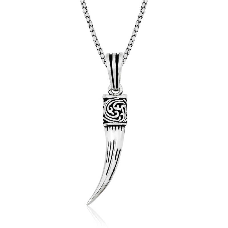 Silver Ivory Necklace