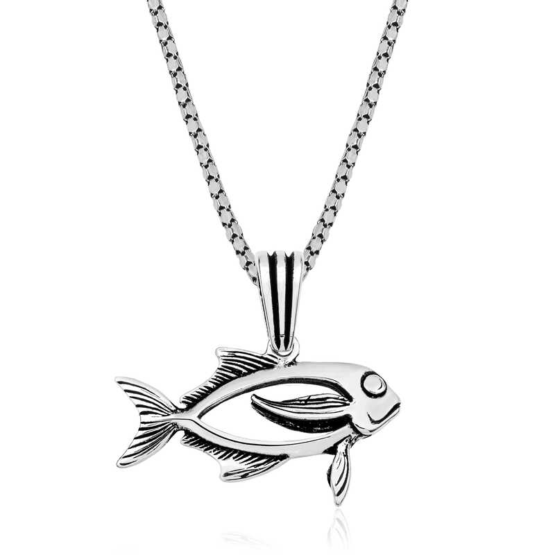 Silver Fish Necklace