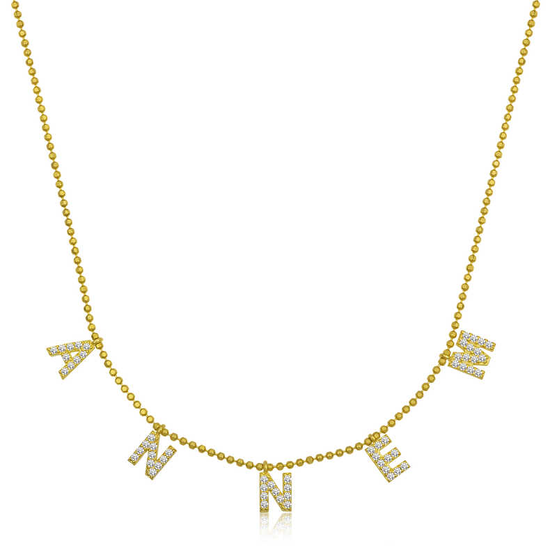Silver Gold Mother Written Women’s Necklace