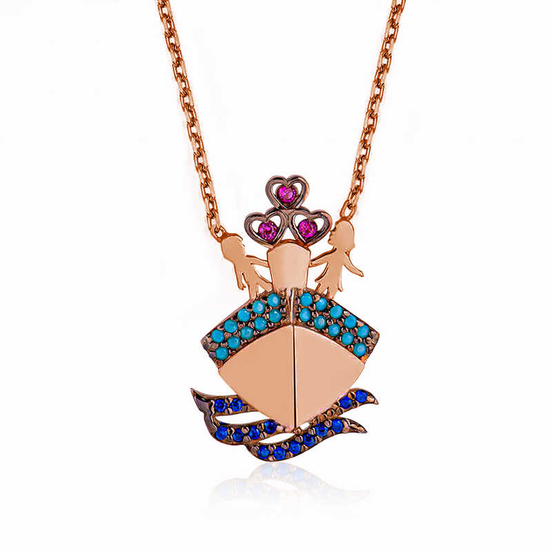 Silver Rose Titanic Women’s Necklace