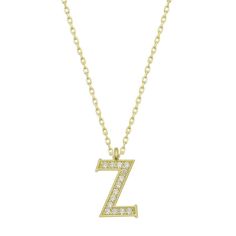 Silver Gold Z Letter Women’s Necklace