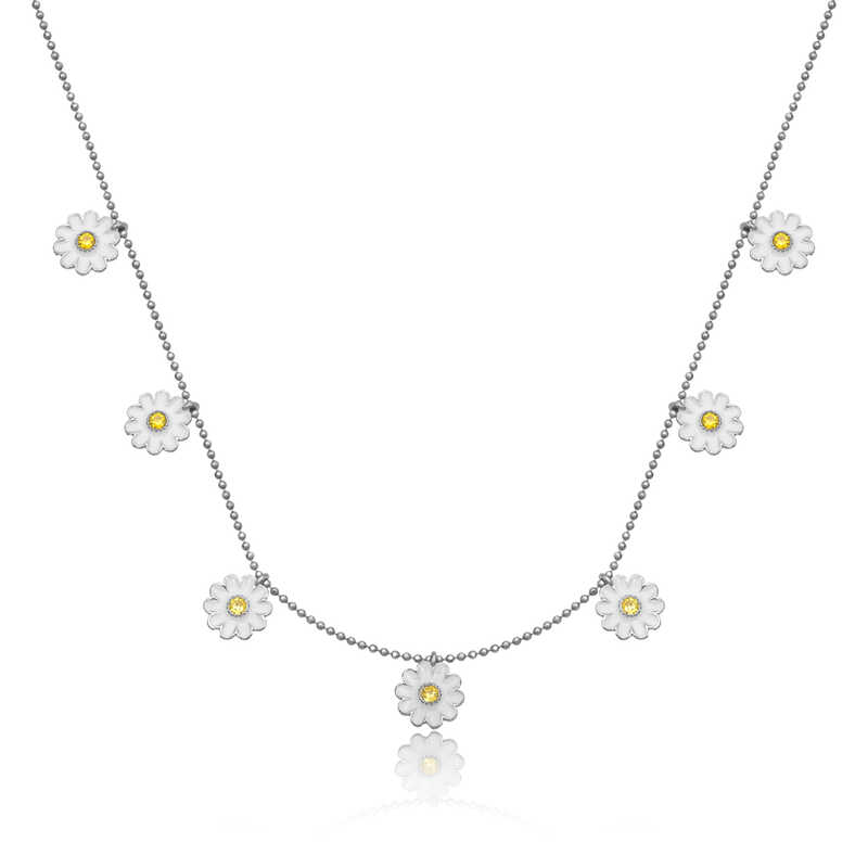 Silver Daisy Lucky Women’s Necklace