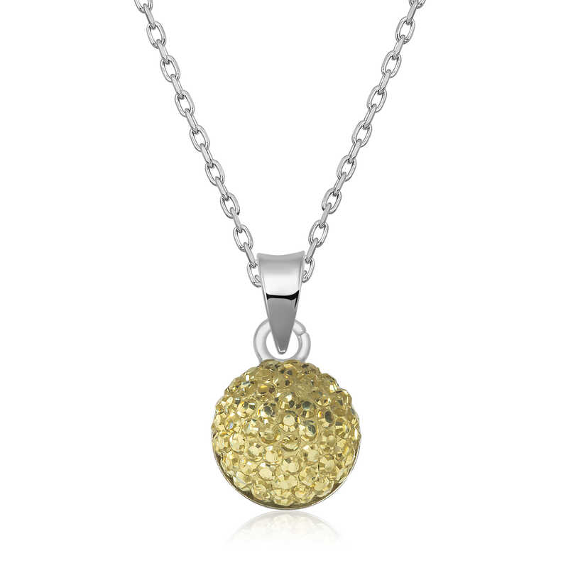 Silver Crystal Stone Women’s Necklace