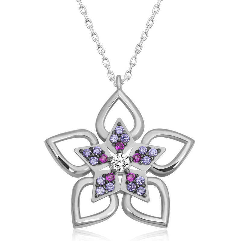 Silver Flower Women’s Necklace