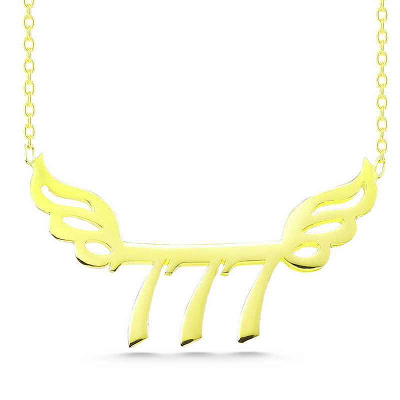 Silver Gold 777 Angel Number Women’s Necklace