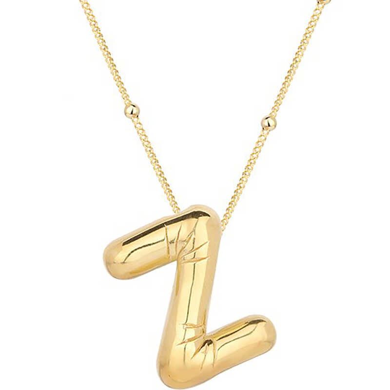 Silver Gold Balloon Z Letter Women’s Necklace