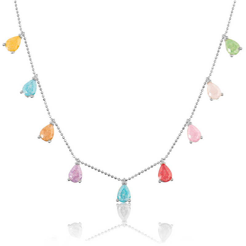 Silver Color Women’s Lucky Necklace