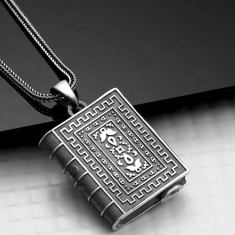 Silver İçi Açılabilen Muskalık Necklace