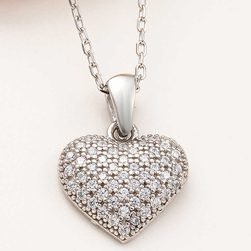 Silver Bombeli Heart Women's Necklace