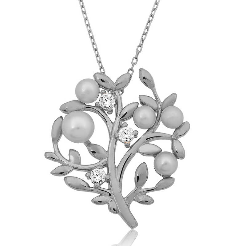 Silver Hayat Tree Women's Necklace