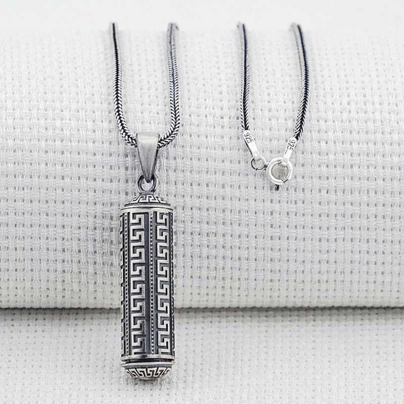 Silver İçi Açılabilen Amulet Kabı Necklace