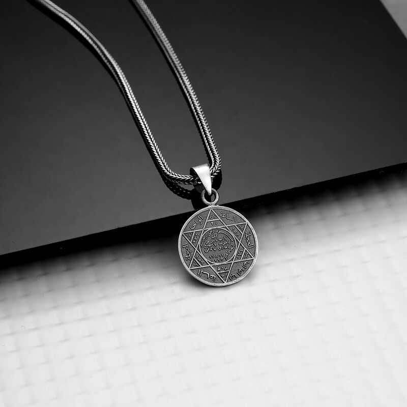 Silver Süleyman Mührü Necklace