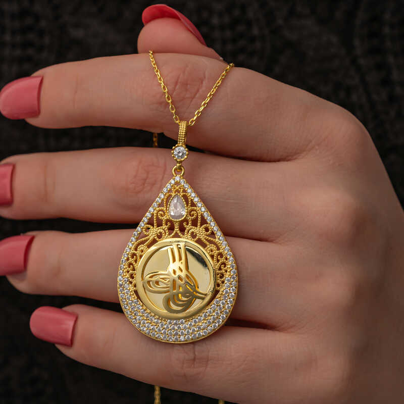 Silver Gold Plated Tegra Women’s Necklace