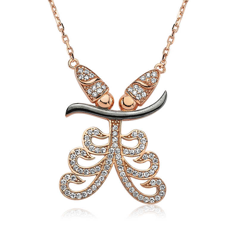 Silver Whirling Dervish Necklace for Women