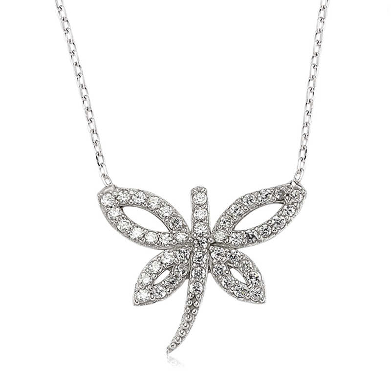 Silver Dragonfly Women’s Necklace