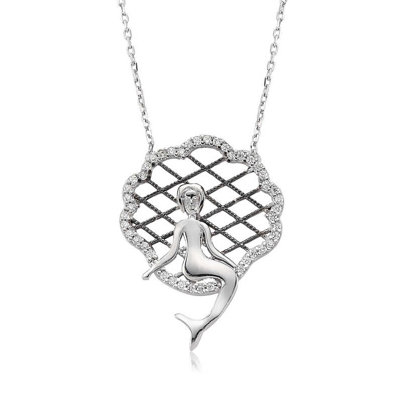 Silver Mermaid Women’s Necklace