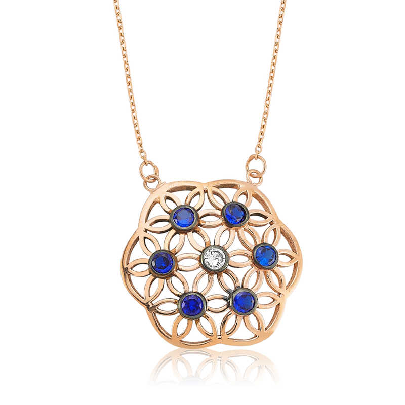 Silver Flower of Life Women’s Necklace