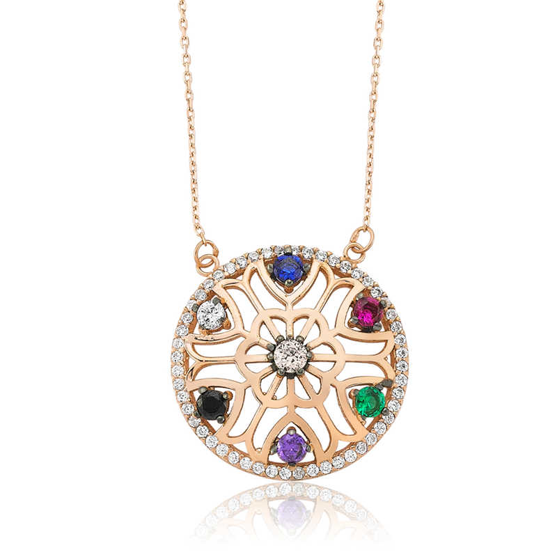 Silver Flower of Life Women’s Necklace