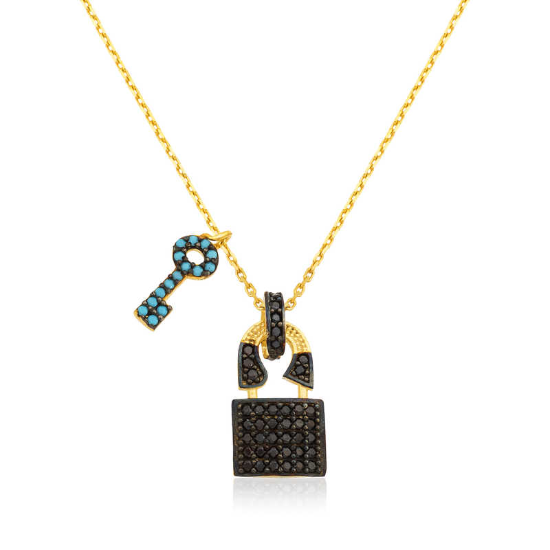 Silver Key to My Heart Women’s Necklace