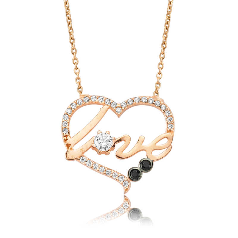 Silver Heart Love Women’s Necklace