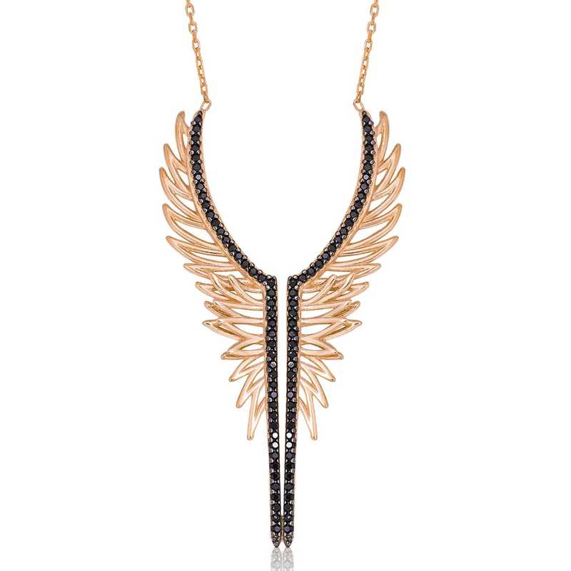 Silver Angel Wing Women’s Necklace